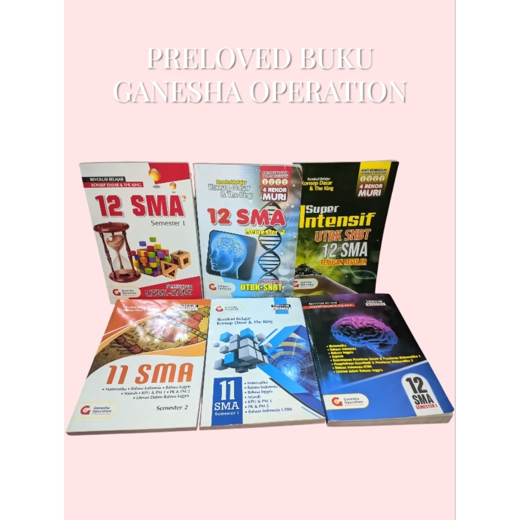 Buku UTBK SNBT GANESHA OPERATION 2025 Preloved