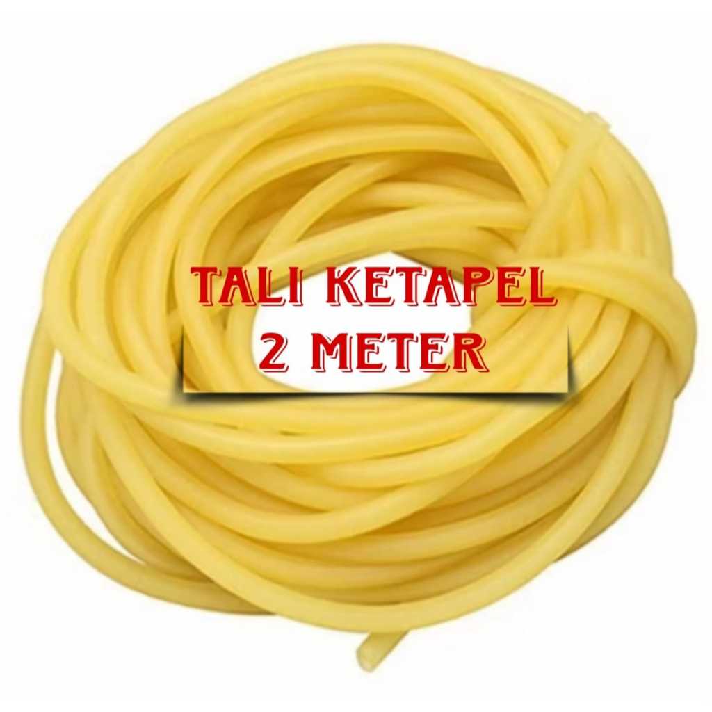 2 Meter Tali Karet Pentil Ketapel Slingshot Rubber Catapult 5 Mm