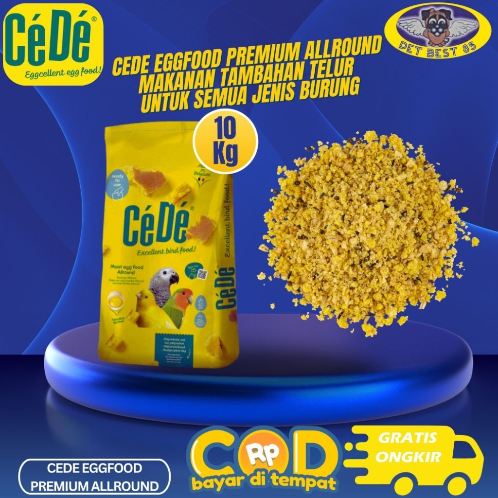 Cede Premium EggFood Allround 10kg Cede EggFood All Bird Pakan Burung Cede Allround