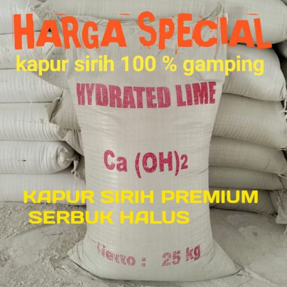

25 kg kapur sirih powder asli kapur gamping ca(oh)2