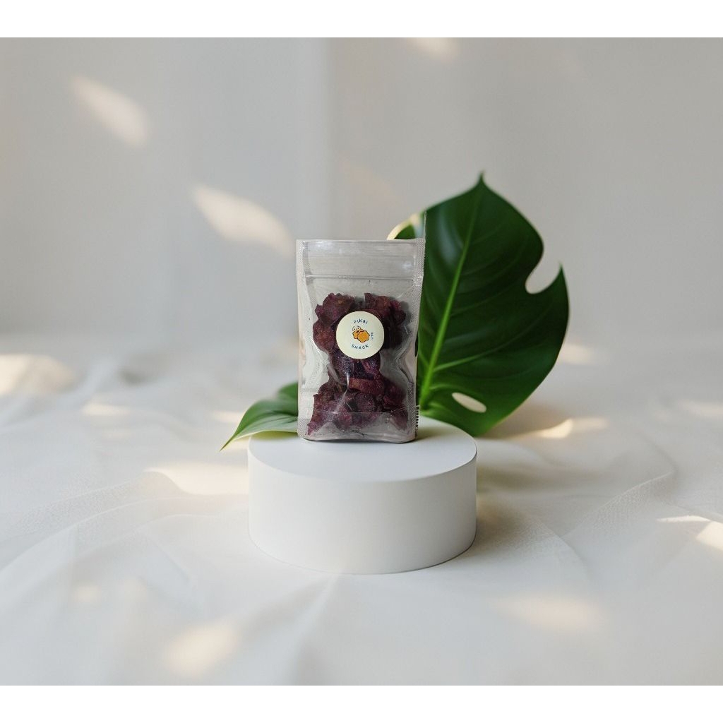 

Keripik Ubi unggu renyah dan gurih manis alami 150 grm