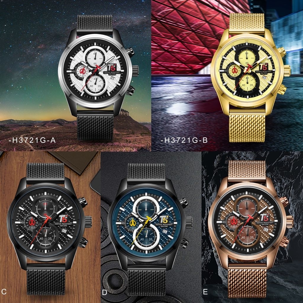 Jam Tangan T5 3721 Original Crono Aktif