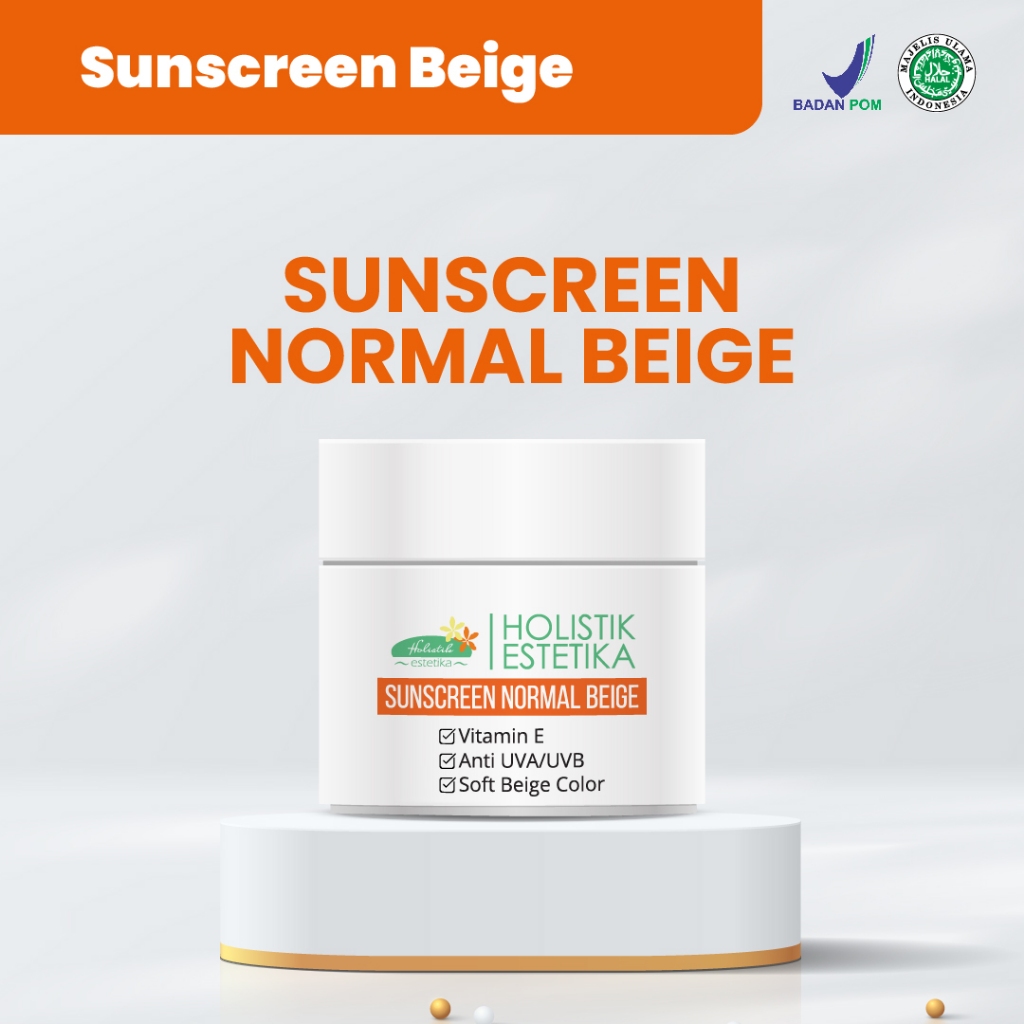 Sunscreen Normal Beige by Holistik Estetika