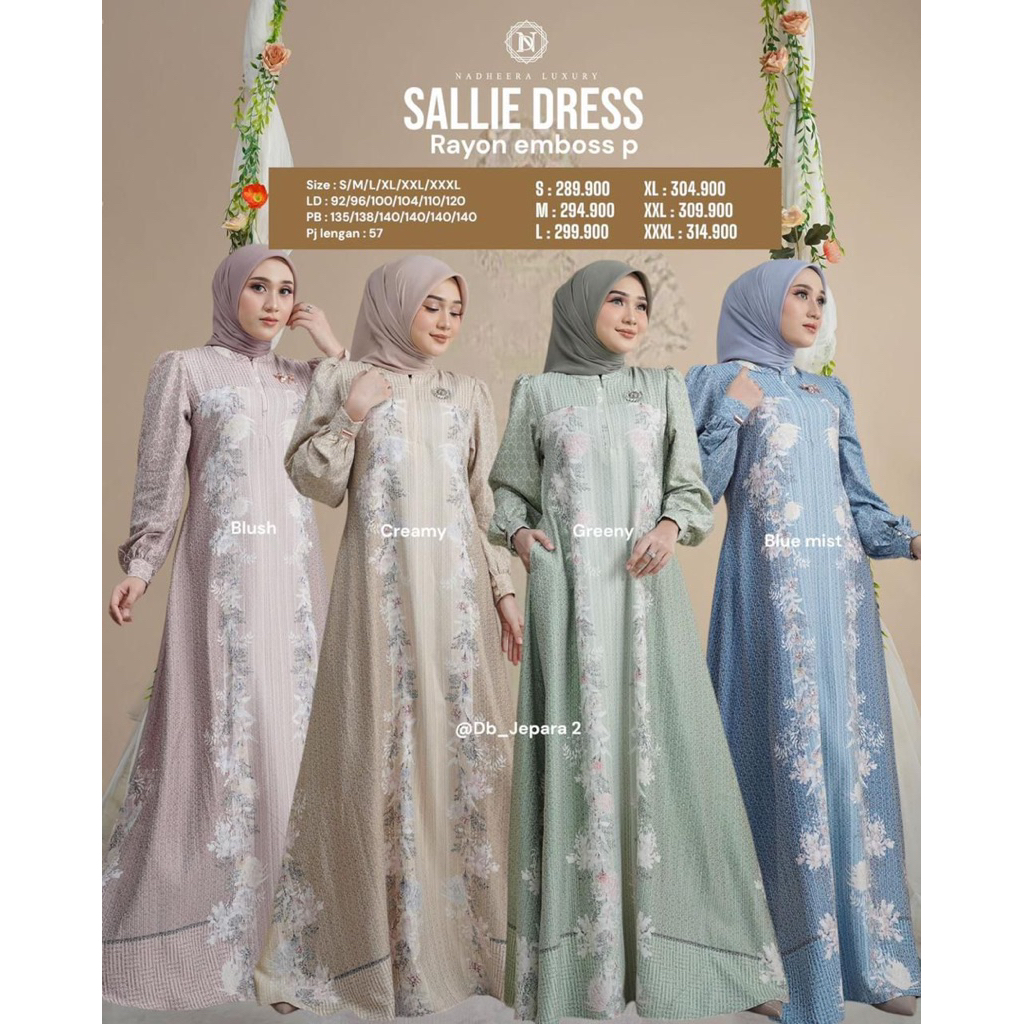 SALLIE DRESS Nadhera luxury