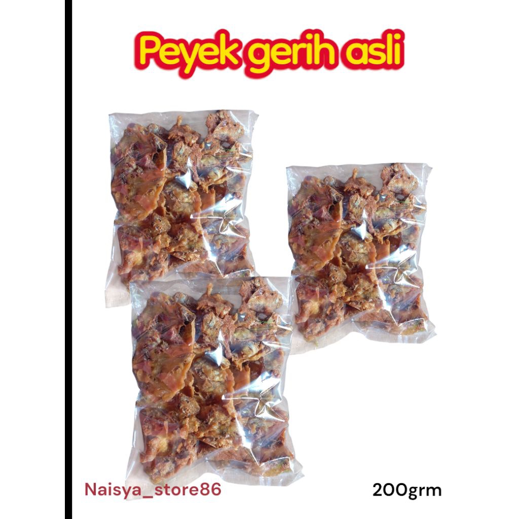 

peyek gerih asli gurih bikin nagih