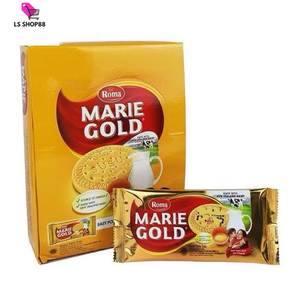 

Biskuit ROMA MARIE GOLD Box isi 12 X 22gr