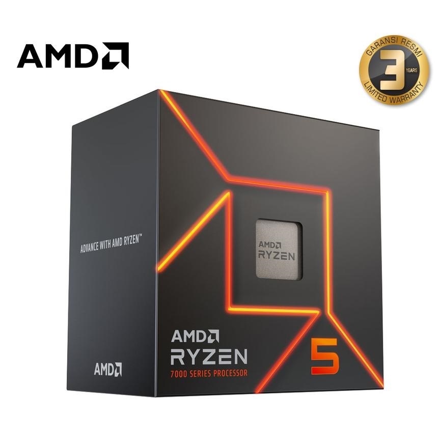AMD Ryzen 5 7600 Gaming Processor BOX CPU Ryzen 5 7000 Series 6-Core AM5