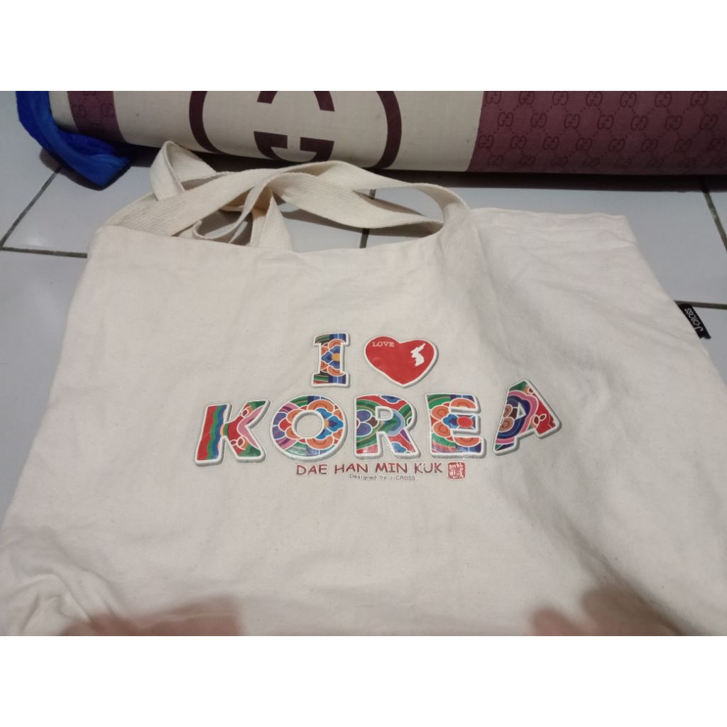 Tas wanita bahan kanvas original preloved