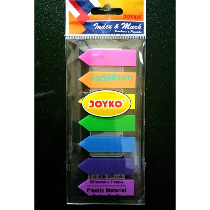 

Stiker Penanda Buku / Memo Label Plastik Multiguna