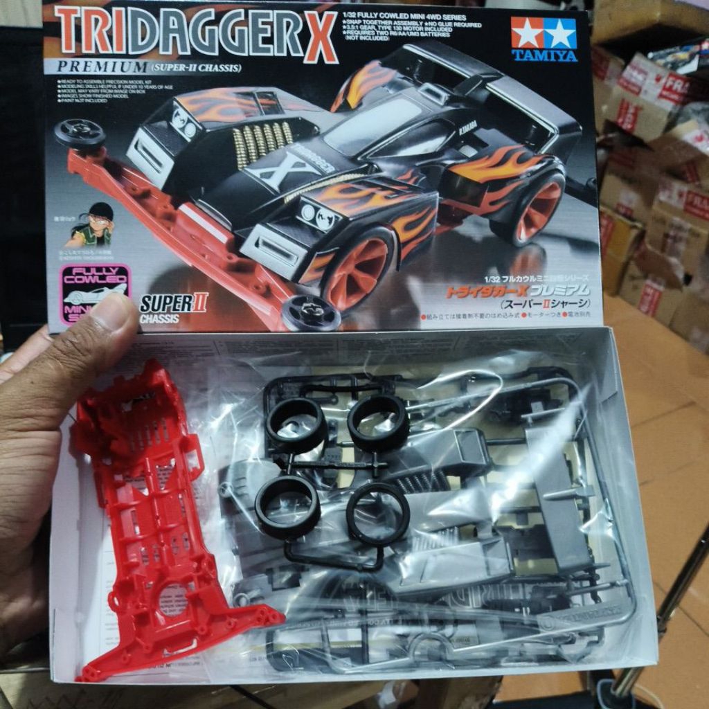 TAMIYA 19433 TRIDAGER TRIDAGGER X PREMIUM ( Tanpa Velg & dinamo )