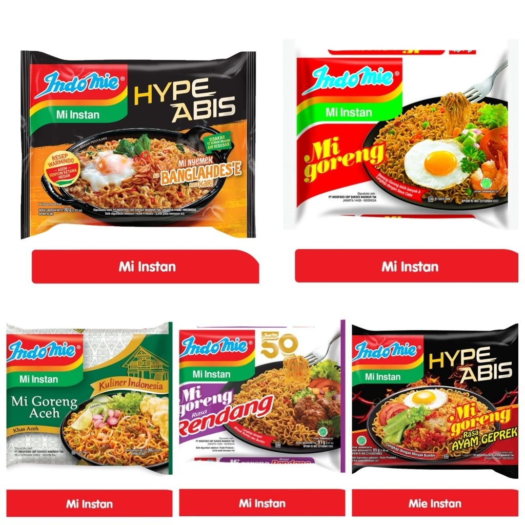 

Indomie goreng 84g