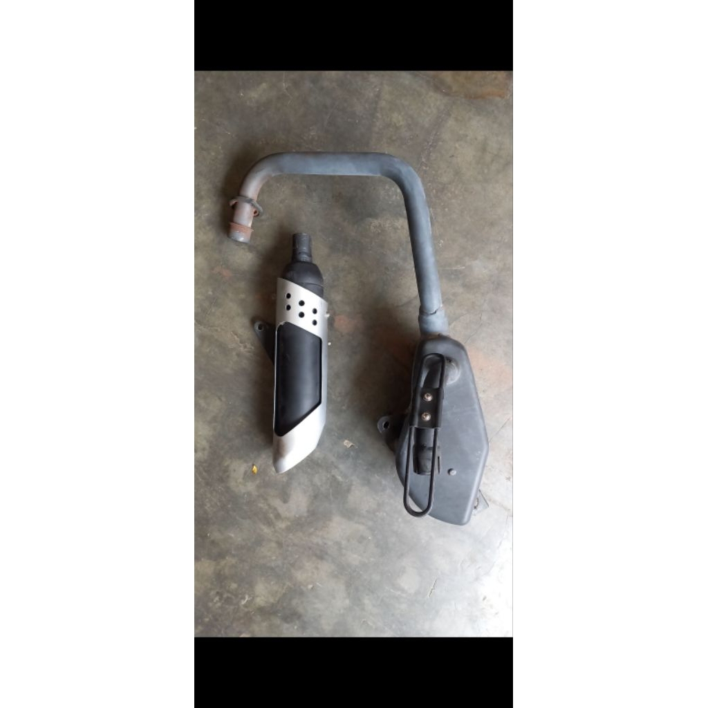 Knalpot Ori Benelli EVO 200 Bekas - Kondisi Mulus