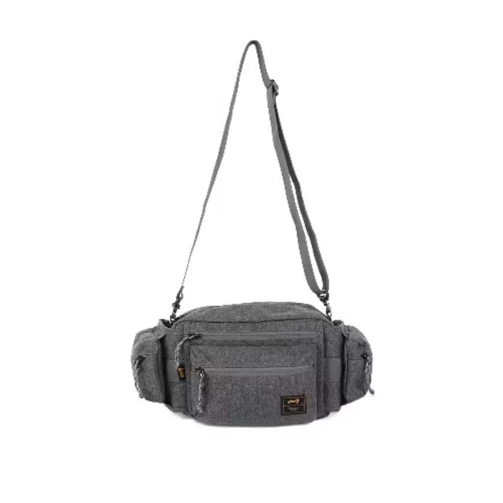 TAS SELEMPANG WAISTBAG BLOODS  MIDD GREY ORIGINAL.