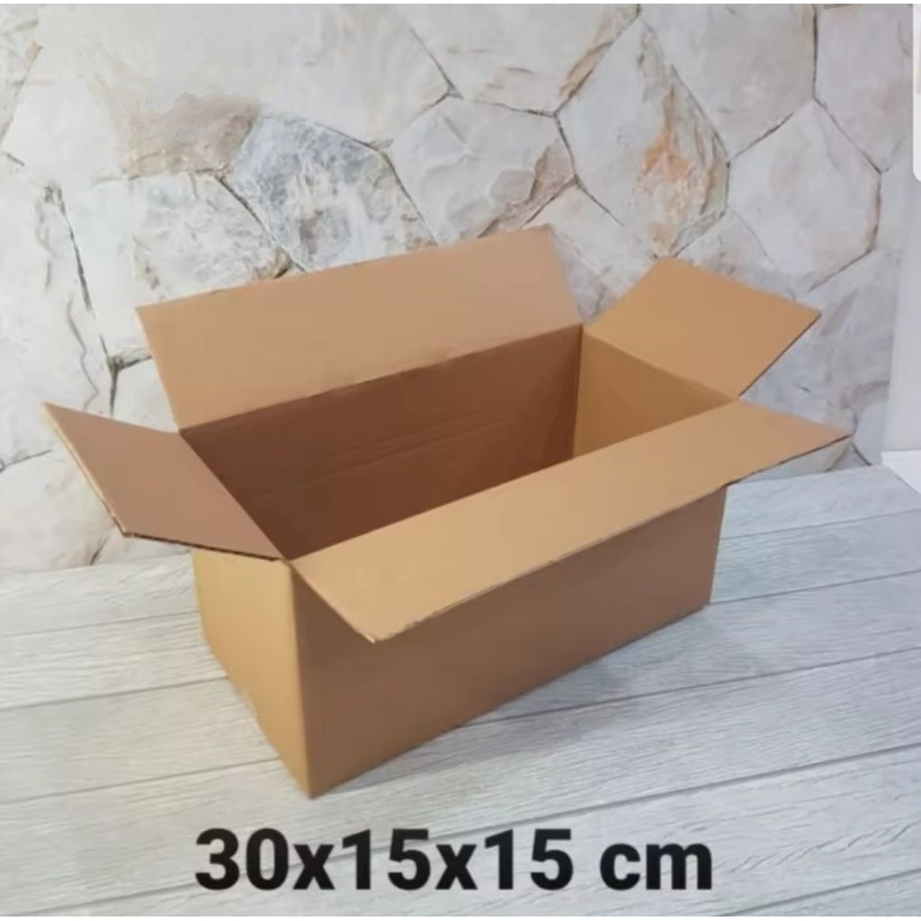 

DUS PAKING COKLAT BOX ONLINE SHOP UK 30×15×15 HRGA PCS