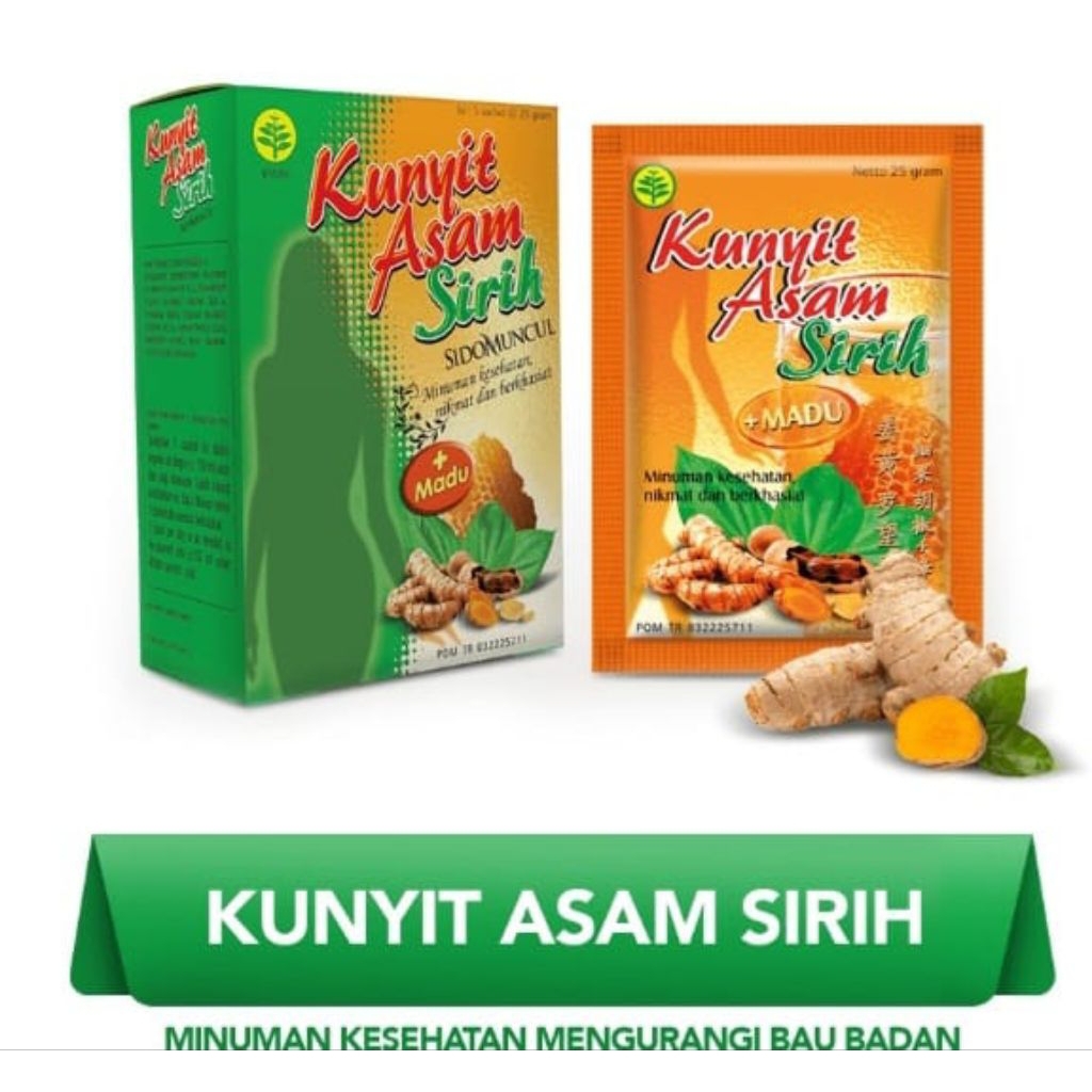 

Kunyit Asam Sirih Sidomuncul – Minuman Serbuk