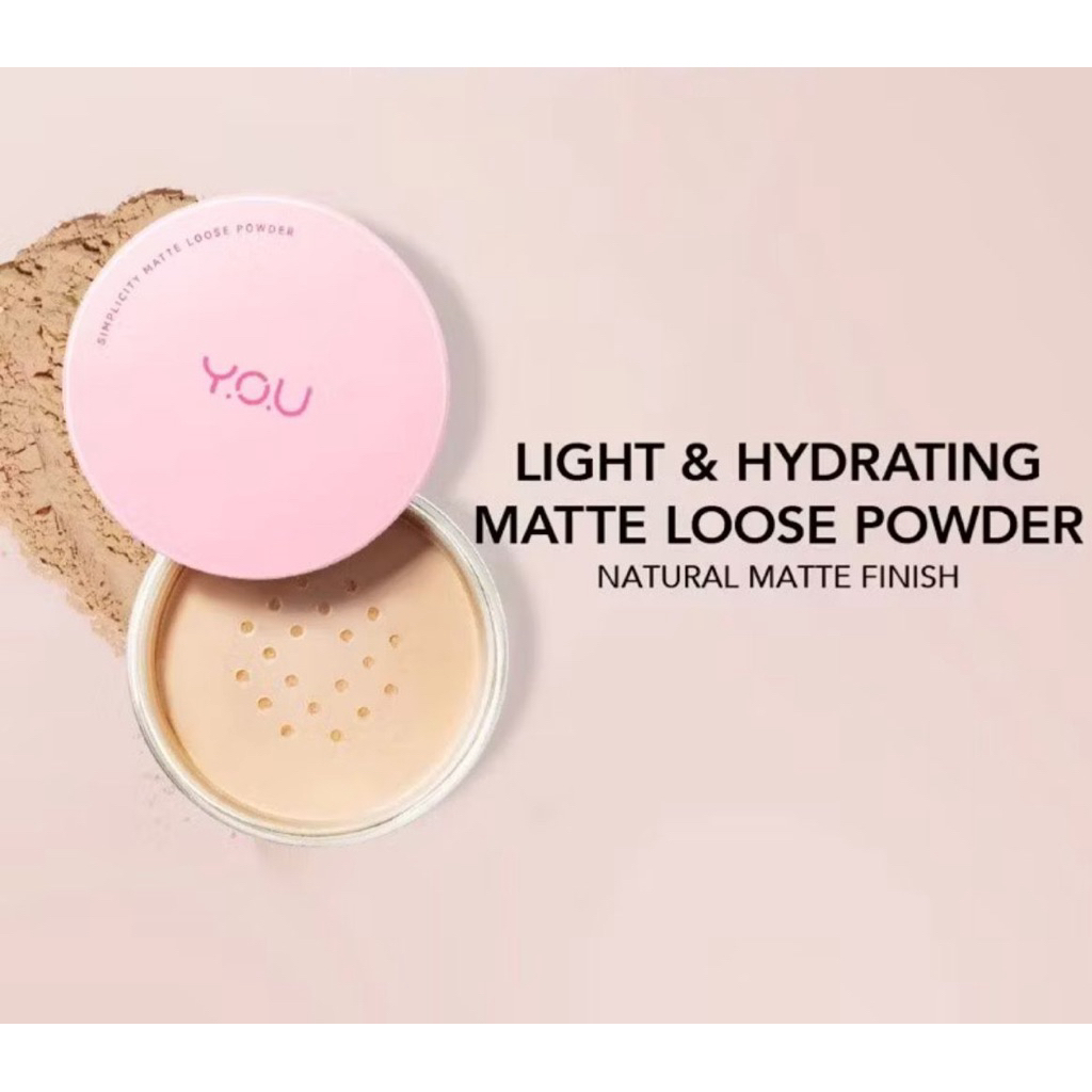 YOU Simplicity Matte Loose Powder | Bedak Tabur simplicity