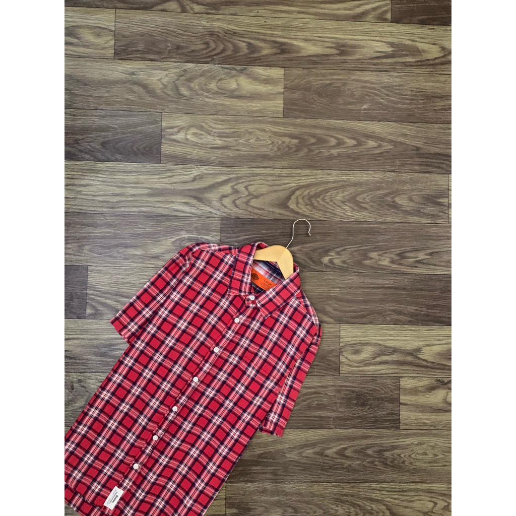 Kemeja DICKIES Branded Gingham Short Sleeve
