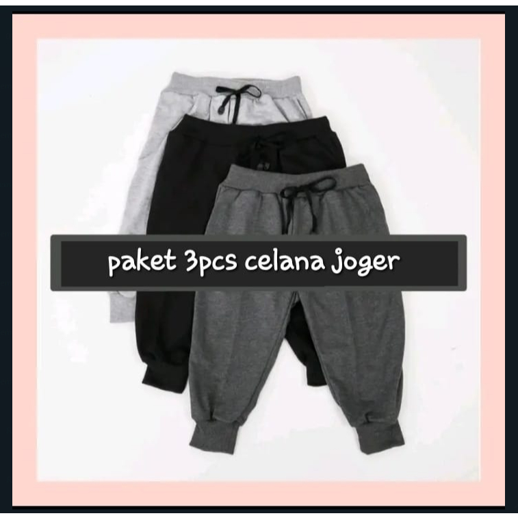 TERMURAH CELANA JOGER PANTS 7/8 JOGGER PENDEK TRAINING TRENING PRIA