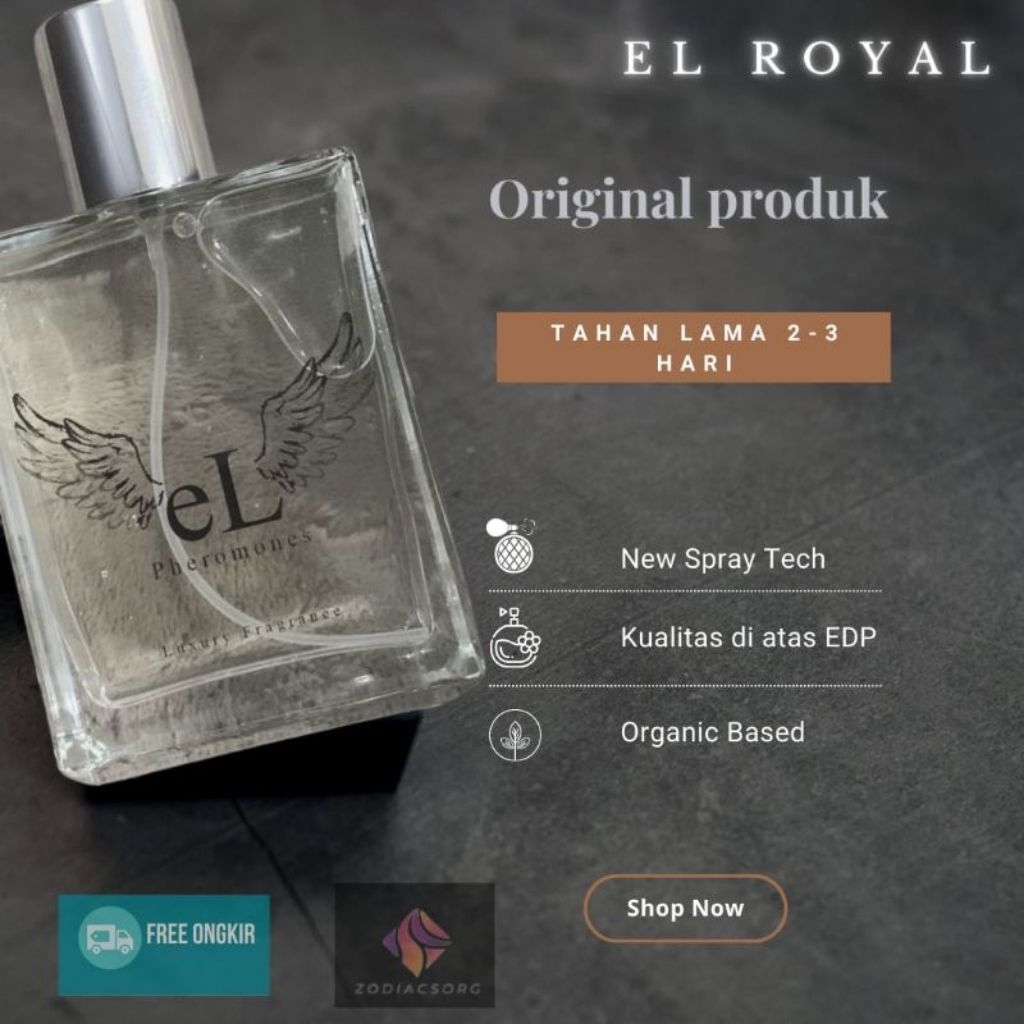 Parfum eL Royale pria mewah elegan nyaman Phero Lab