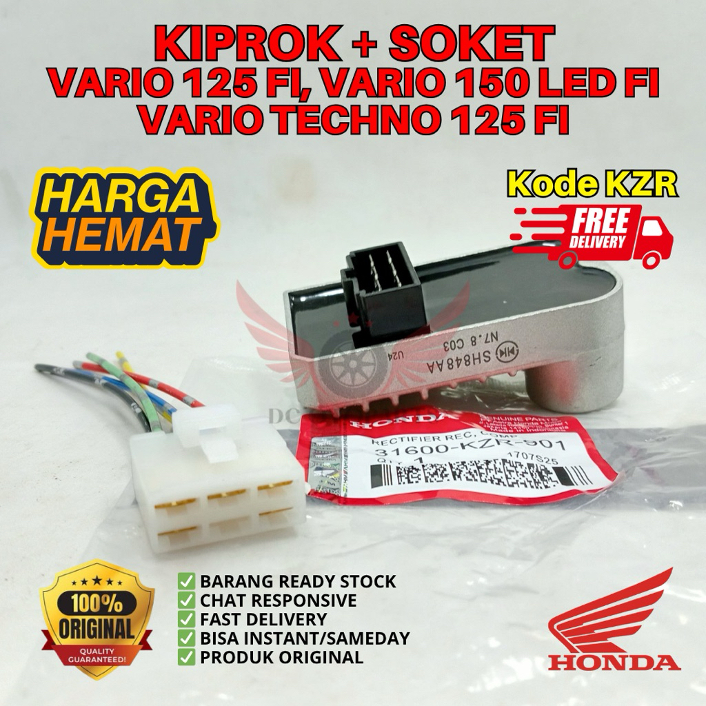 KZR KIPROK VARIO 125 FI ORIGINAL AHM HONDA, KIPROK ORIGINAL HONDA VARIO 125, KIPROK ORI VARIO, KIPRO