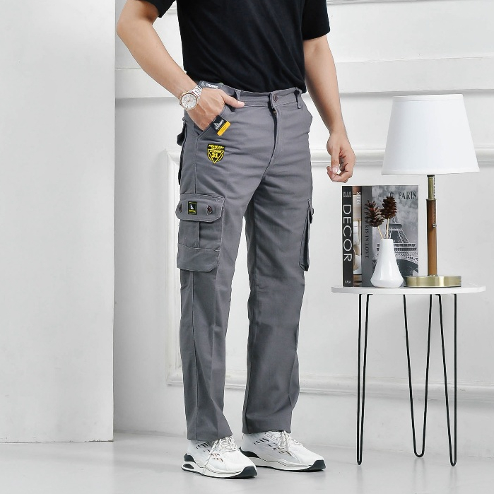KEKINIAN Rodrygo - Celana Panjang Cargo Pria Dewasa Slim Fit Non stretch High Premium Quality