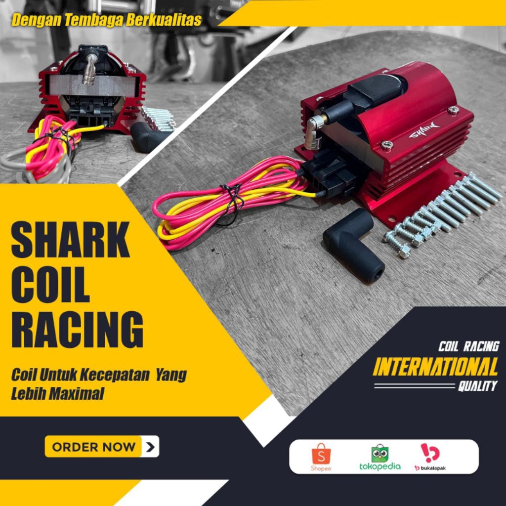 Coil Racing SHARK KOIL pengapian mobil