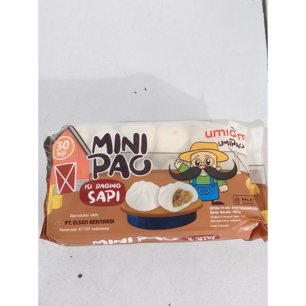 

Mini Pao Sapi Umipao – Isi 30 Biji (465g)