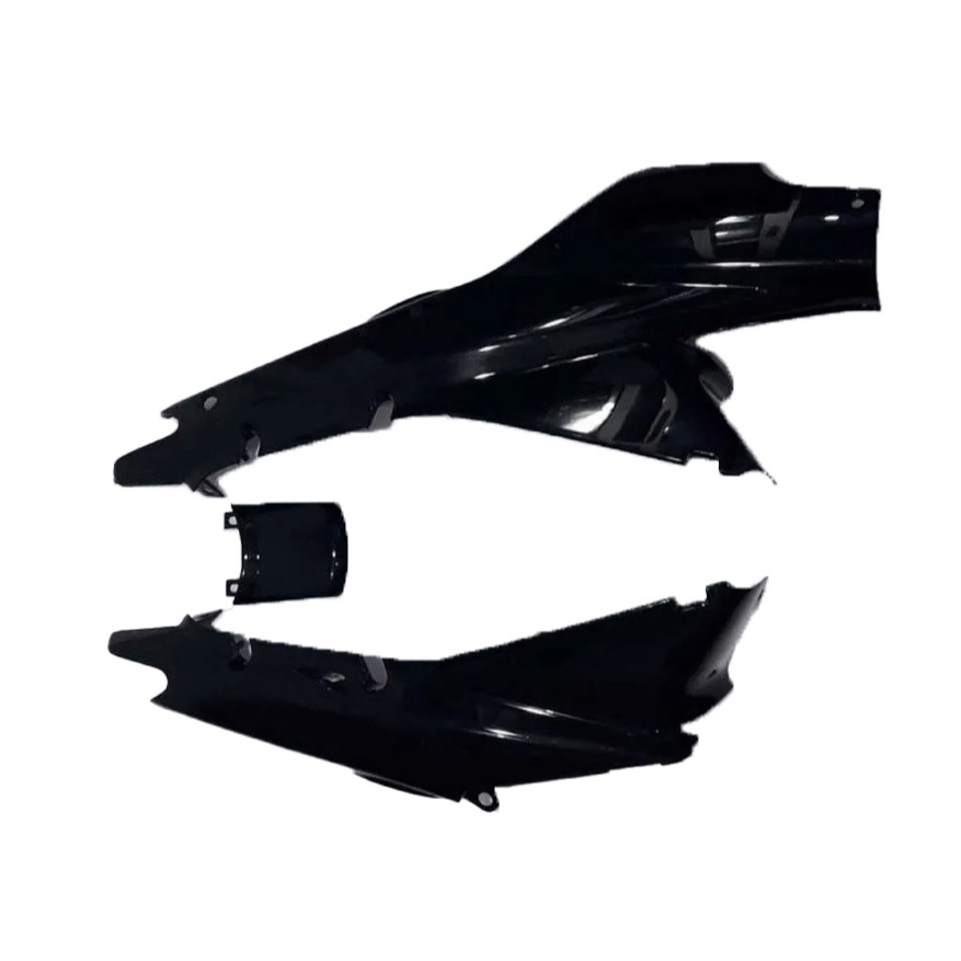 WIN COVER BODY KAP BODY SUPRA + COVER STOP  (HITAM)