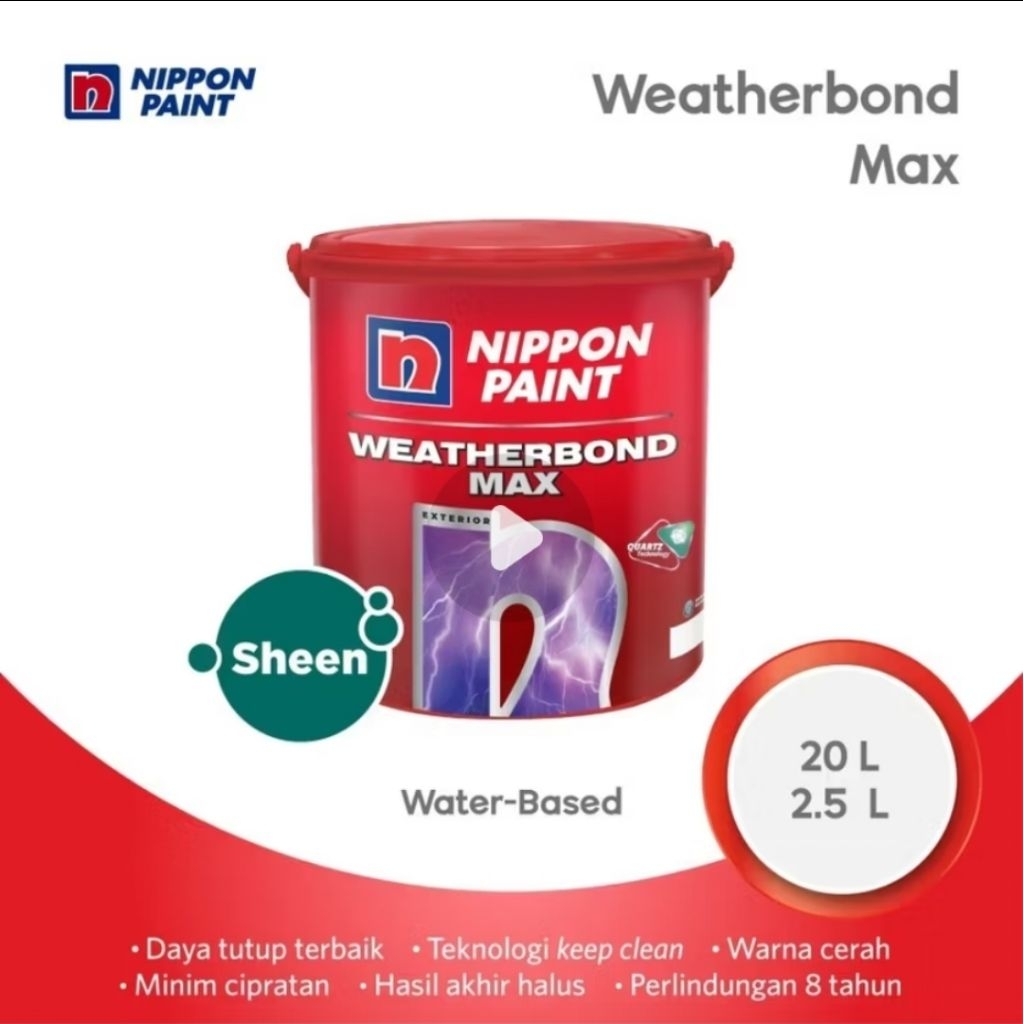 Cat Tembok Luar Exterior Weatherbond Max Nippon Paint