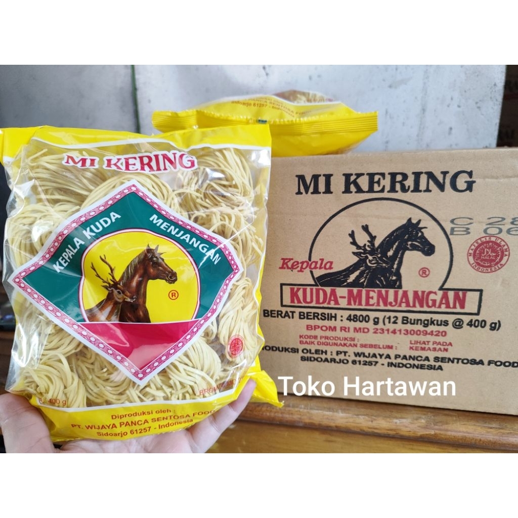 

Mie Gulung Kuda Menjangan 1 Dos 12pc @400gr (KL12)