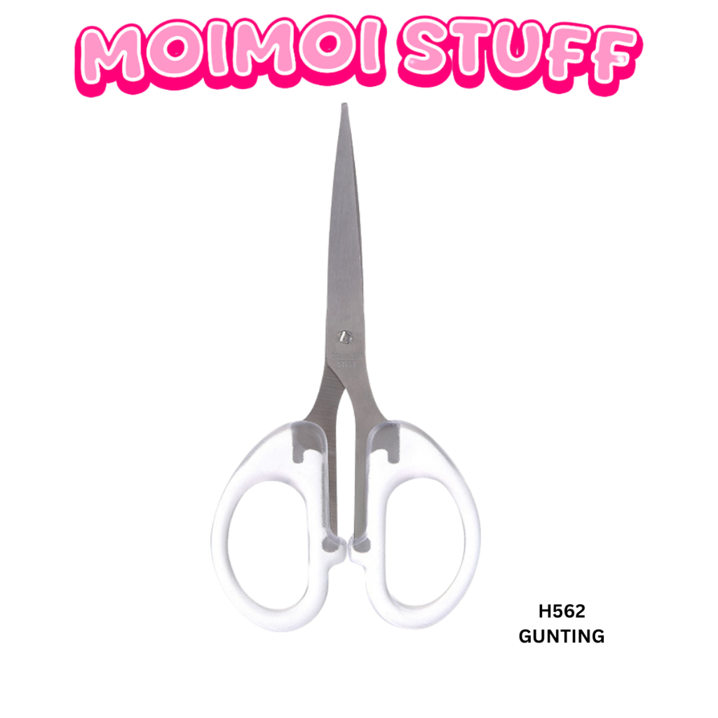 

MM - GUNTING KERTAS TRANSPARAN H562 GUNTING KERTAS AESTHETIC TRANSPARAN SCISSORS SCRAPBOOK