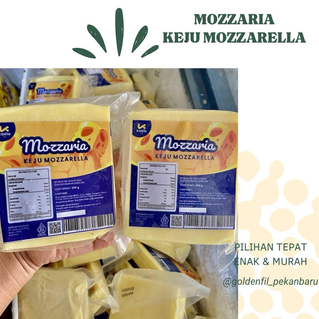 

keju mozzarella mozzaria / mozzayo 200g