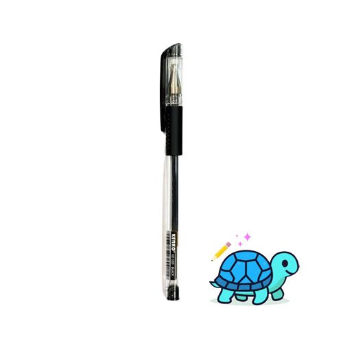 

Kenko King Jeller II Pulpen/ Bolpoin Gel 0.5mm - Hitam (KE-100) SATUAN Alat Tulis Sekolah & Kantor