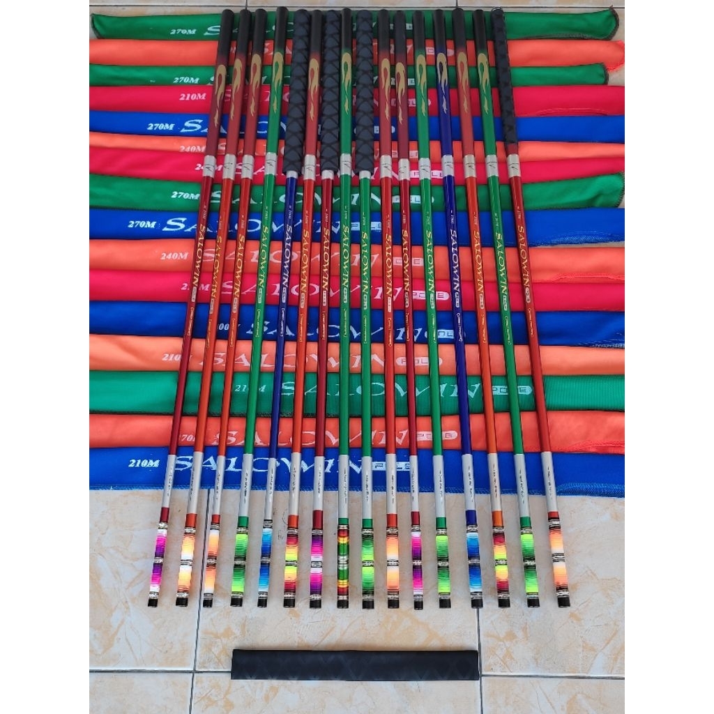 Tegek Shikari Salowin 210, 240, 270 Khusus Lilitan Ujung, Galatama Lele, Rilisan, Nila, Tombro,