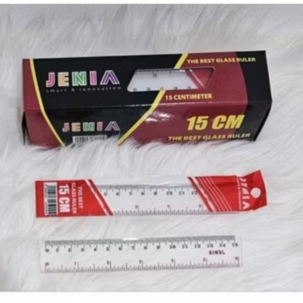 

Penggaris Garisan Plastik Jenia 15cm Ecer