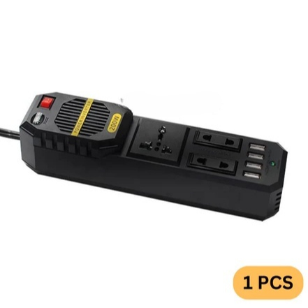 Adapter Adaptor Konektor Conventer Listrik Dc 12V To Ac 220V Car Power Inverter Mobil Universal