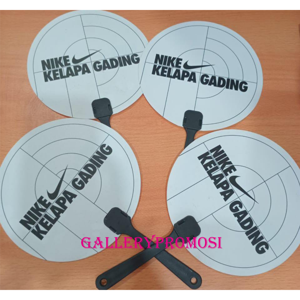 Souvenir Murah Kipas PVC Custom Kipas Souvenir / Kipas PVC Custom Murah & Bagus
