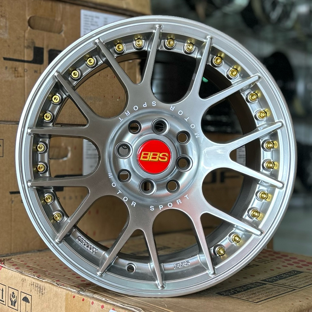 Velg BBS CHR Ring 15 Lebar 7/8 Pcd 8x100/114.3 Et 30/40 Warna Hyper Black | Velg R15 | Velg Mobil | 