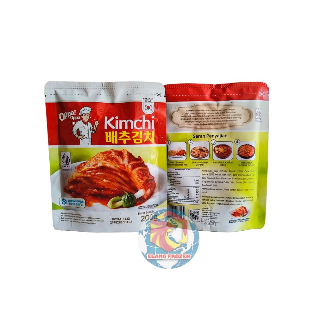 

Kimchi Sawi Oppa | Makanan Fermentasi Korea 200gr