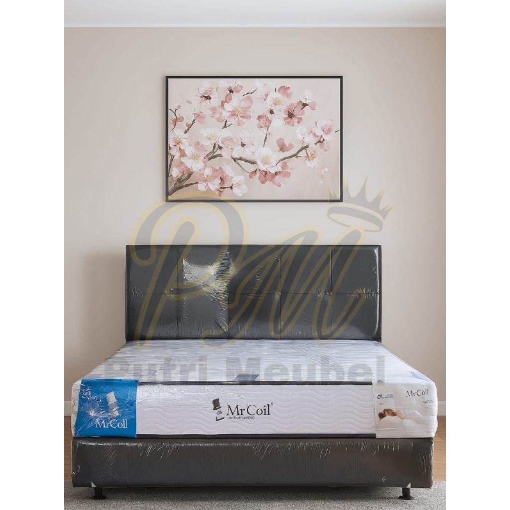 Kasur Matras spring bed Mr.Coil Tinggi 25cm garansi 15tahun