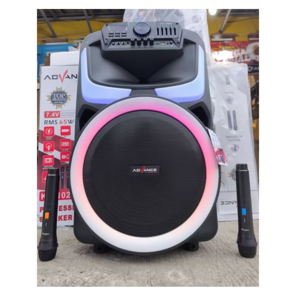 speaker advance kk-1028/speaker portable advance 15inch