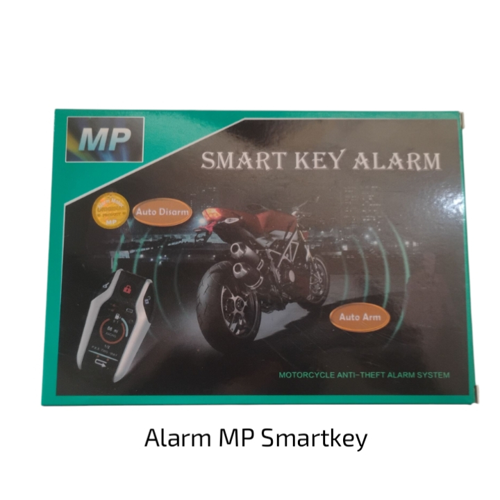 Alarm Motor MP Smartkey Anti Maling || Alarm Anti Maling MP Smartkey 208 Remote Getar dan Jeda Injek