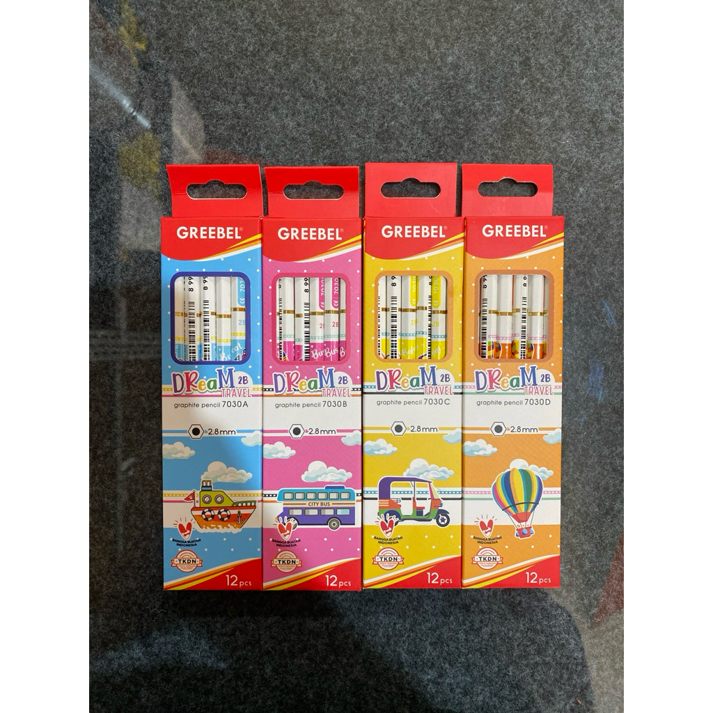 

Pencil Pensil GREEBEL 7030 2B Graphite [12 PCS]