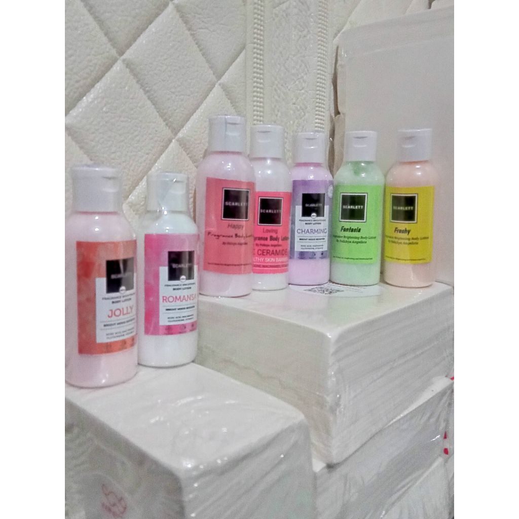 Body Lotion Glowing & Wangi viral Tahanan Lama 60ml scarlett