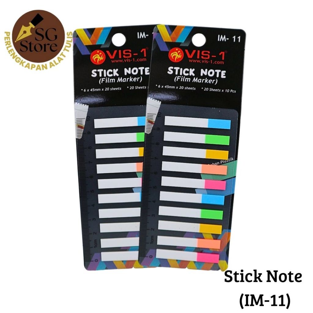 

Index Memo / Sticky Note Persegi Panjang IM-11