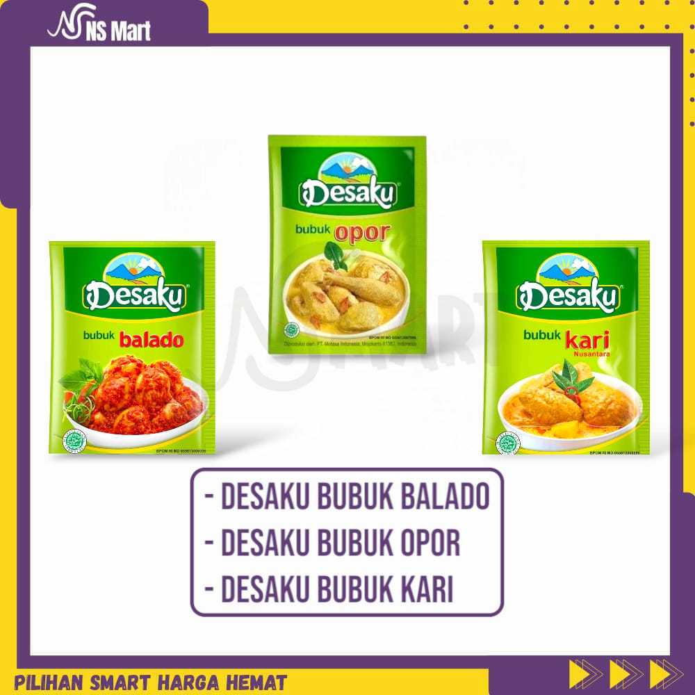 

Desaku Bumbu Bubuk Balado / Opor / Kari 1 Renceng