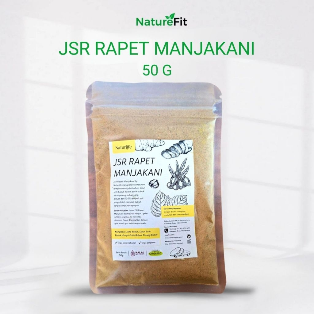 JSR RAPET MANJAKANI NATURLIFE / MANJAKANI MERAPETKAN MISS V / MANJAKANI HERBAL ORIGINAL / JAMU MANJA