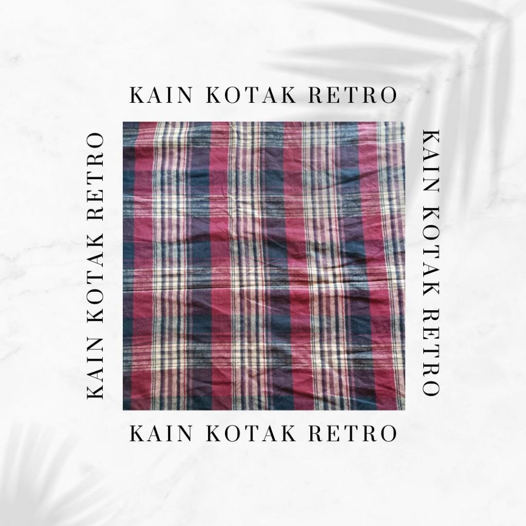 KAIN FLANEL KATUN KOTAK RETRO – MOTIF UNIK UNTUK GAYA VINTAGE & STREETWEAR