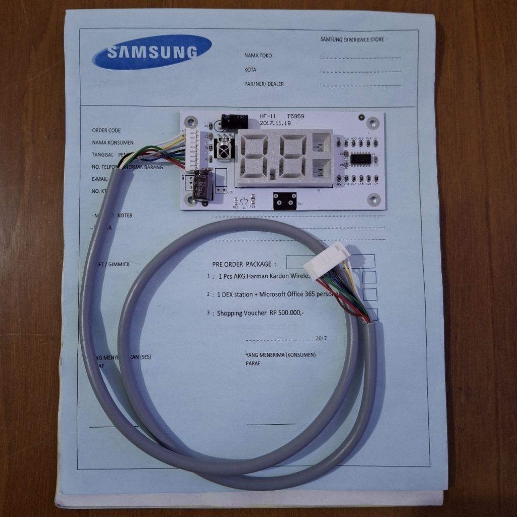 Sensor display ac samsung 05NRFLDW 07NRFLDW 09NRFLDW