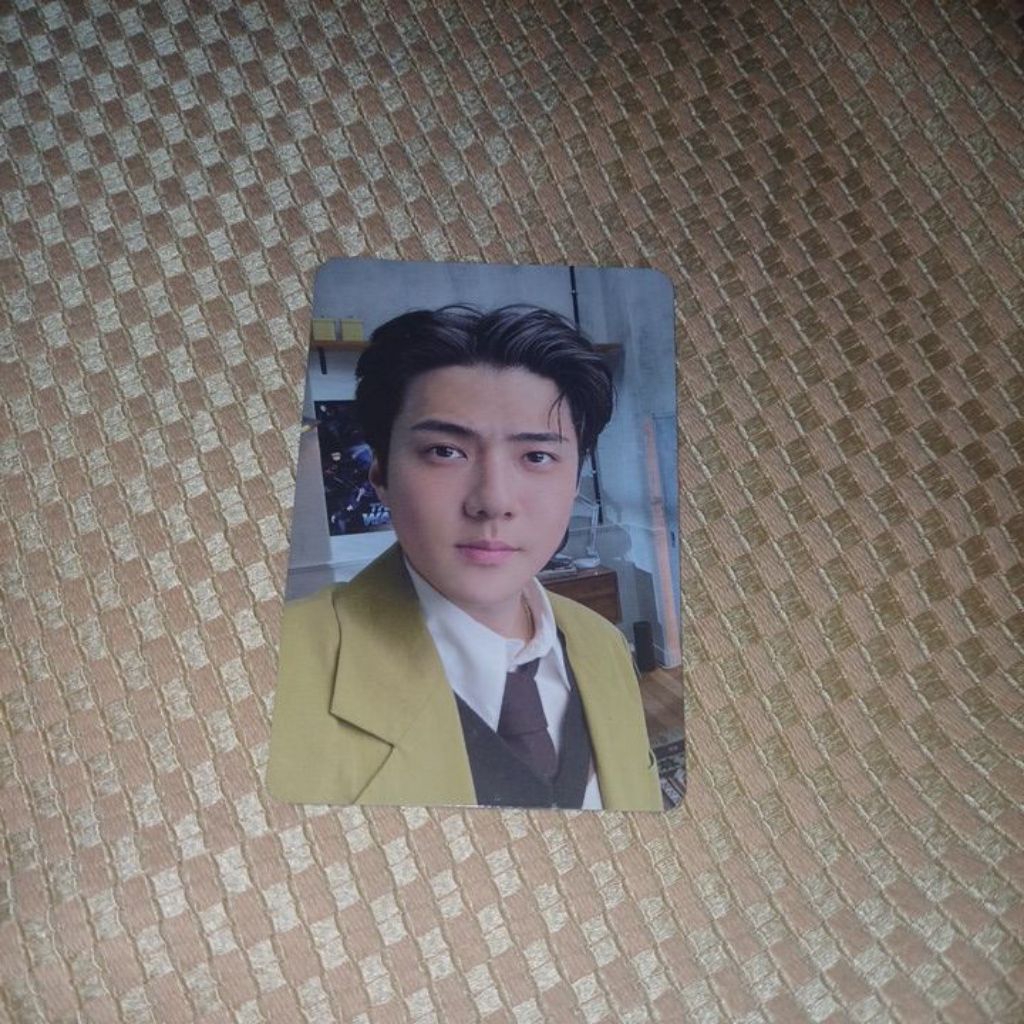PHOTOCARD SEHUN DON'T FIGHT THE FEELING EXO EXPANSION JAS KUNING